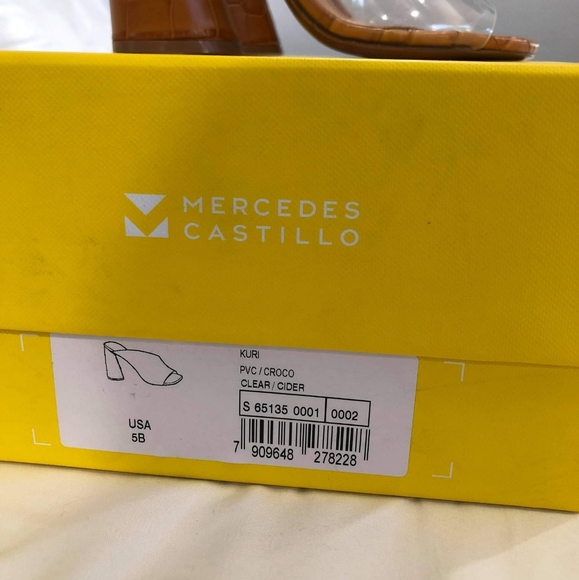 New Mercedes Castillo Block Heels Women US 5 - Picture 6 of 6